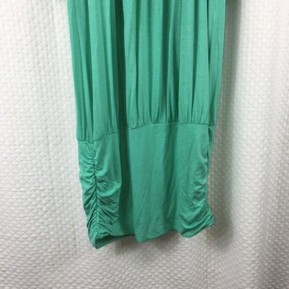 James & Joy Cold Shoulder Tunic/Dress Medium Mint Green - Picture 3 of 6